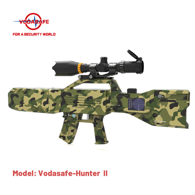 6 Channel Portable UAV Jammer High Power Electromagnetic Waves Anti Drone Gun Jammer