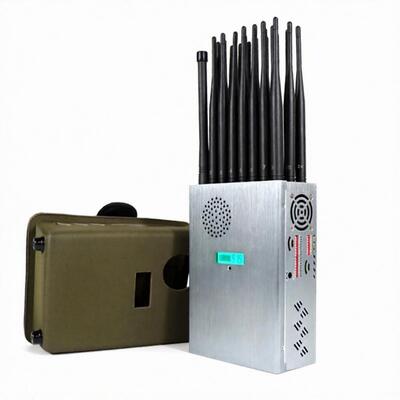 Beli Pemblokir Sinyal Jammer Nirkabel Portabel 24 Antena Untuk WiFi 5G GPS UHF VHF online manufacture