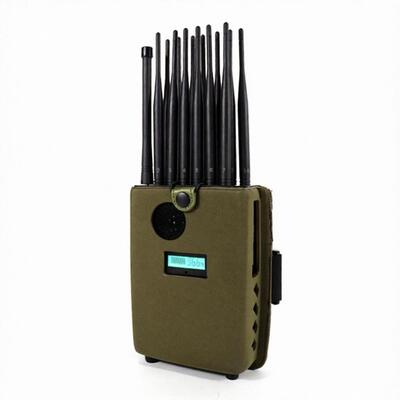 Beli 14 Band Ponsel Signal Jammer Jamming Range 25 Meter Baterai 12000mAh online manufacture