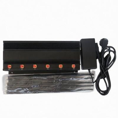 Beli 6 Frekuensi Radio Ponsel Perangkat Scrambler 16 Watt Total Output Purple Horn online manufacture