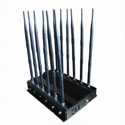 Beli 12 RF Antennas Mobile Phone Signal Jammer 10 - 50m Effective Cover Radius online manufacture