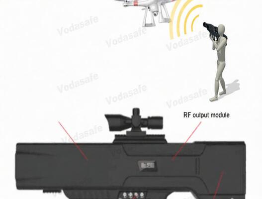 Beli 1500m Cakupan Besar Drone RF Jammer, Directional Drone Jammer Tahan Air online manufacture