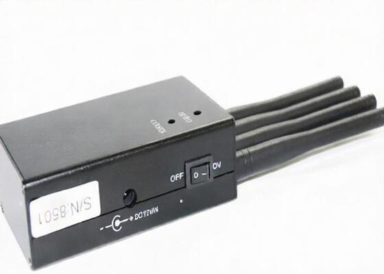 Beli Portable 2.4G Wifi Network Signal Jammer DCS 1805 - 1990MHz Black Aluminium Case online manufacture