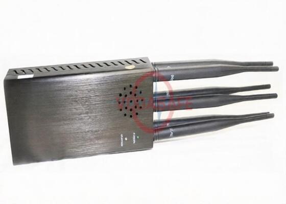 Beli Portable Wireless Signal Jammer Perangkat 4G WiMax 2620 - 2690MHz 6000mAh / 7.4V Baterai online manufacture