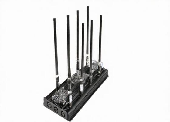 Beli Jangkauan yang Efektif 150m Drone Signal Jammer VHF Radio 135 - 175MHz Purple Horn online manufacture