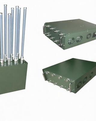 Beli Manpack Mobile Phone Signal Jammer 6 High Gain FRP Antena High Output Power online manufacture