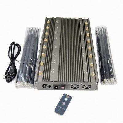 Beli 5-8W Setiap Band Jammer Sinyal Ponsel Wifi 2.4G Bluetooth Walkie - Talkie Lojack GPSL1-L5 online manufacture