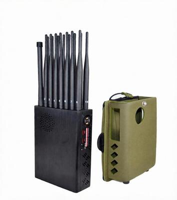Beli 16 Band 12000mAh 25m Jammer Sinyal Ponsel ICNIRP GPS WiFi Signal Jammer online manufacture