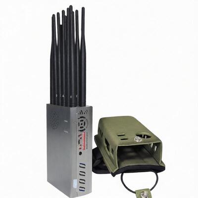 Beli 12W 10000mAh Portabel Signal Jammer Blocker Nylon Case 2.5dbi Untuk 5G 4G 3G online manufacture