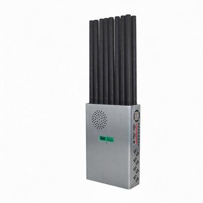 Beli Perangkat Pengacak Sinyal Telepon 25m VHF UHF Perangkat Pengacak Ponsel 12000mAh online manufacture