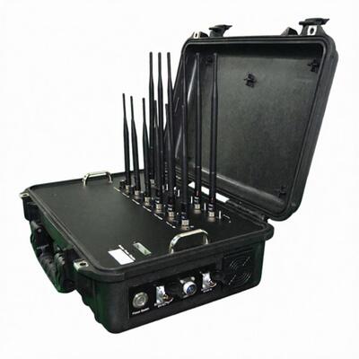 Beli 12 Antena 10-80m Portable Signal Jammer 2/3/4G 86W GPS Signal Jammers online manufacture