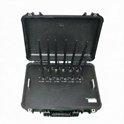 Beli 10-80m 86 Watt Portable Signal Jammer 12 Band UHF VHF Untuk 2 3 4G online manufacture