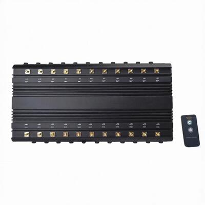 Beli 80m Pengganggu Sinyal Sel Stasioner GSM 3G 4G 5G Ponsel 22 Band 46w online manufacture