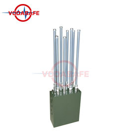 Drones Blocking Mobile Phone Signal Jammer 100M Coverage Range With Inner Battery