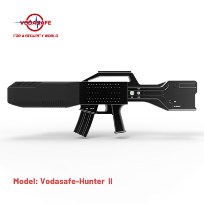 6 Channel Portable UAV Jammer High Power Electromagnetic Waves Anti Drone Gun Jammer